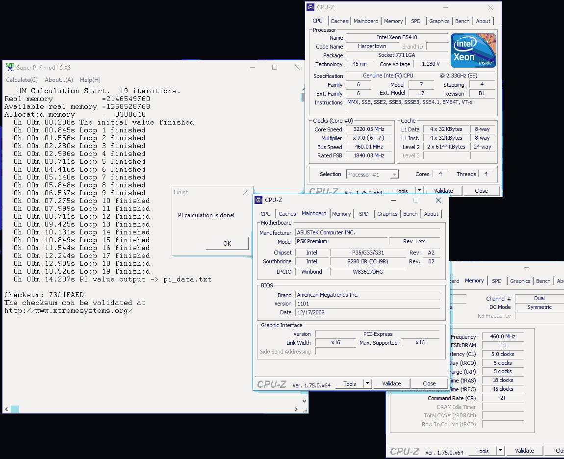 Разгон процессора Intel Xeon E5410